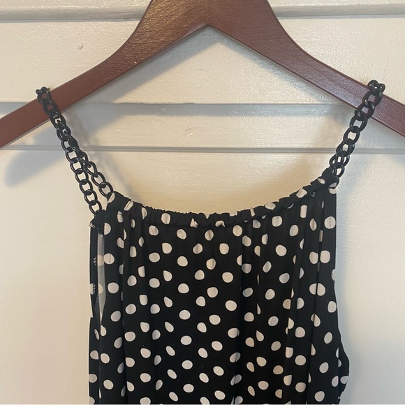 Nina Leopard Polka Dot Maxi Dress - Picture 6 of 8